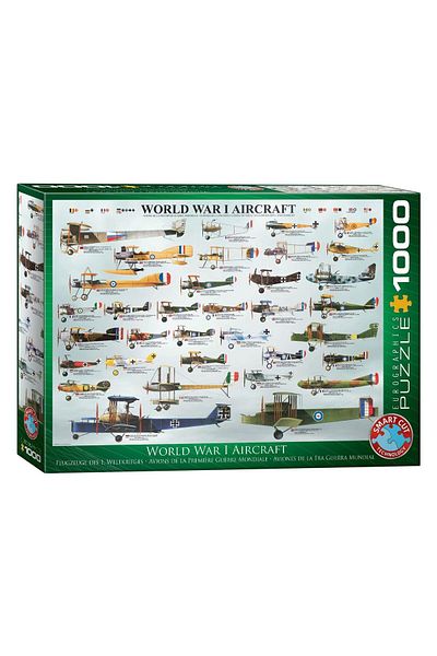 Eurographics Puzzle Eurographics - Flugzeuge des 1. Weltkriegs, 1000 pieces