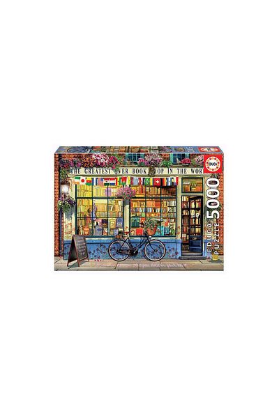 EDUCA Puzzle Educa - Garry Walton: Greatest Bookshop In The World, 5000 pieces
