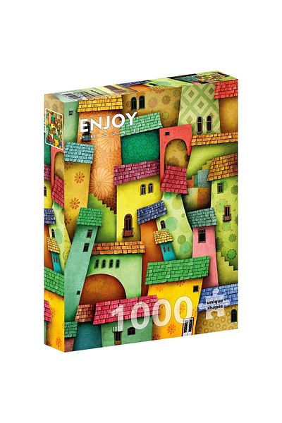 Enjoy Puzzle 1000 pieces Enjoy - Joyful Houses