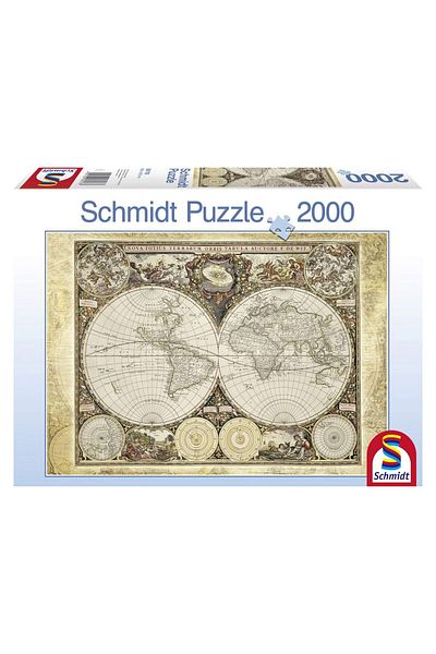 Schmidt Schmidt Puzzle - Historical World Map, 2000 pieces