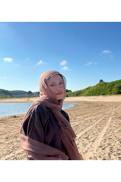 OX-RA Aura Camel Comfort Shawl