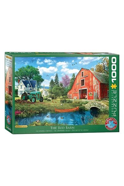 Eurographics Puzzle Eurographics - Dominic Davison: The Red Barn by DominicDavison, 1000 pieces