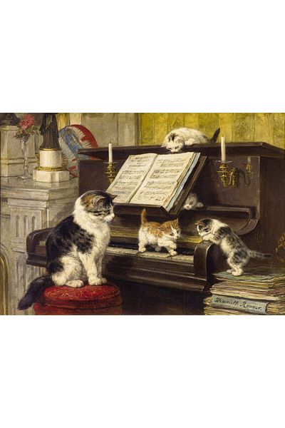 Enjoy Puzzle 1000 pieces Enjoy - Henriette Ronner-Knip: The Piano Lesson