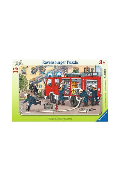 RAVENSBURGER Ravensburger Puzzle - Fire Truck, 15 pieces