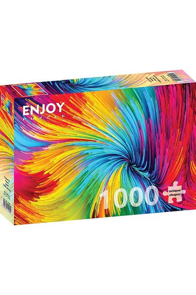 Enjoy Puzzle 1000 pieces Enjoy - Colorful Paint Swirl