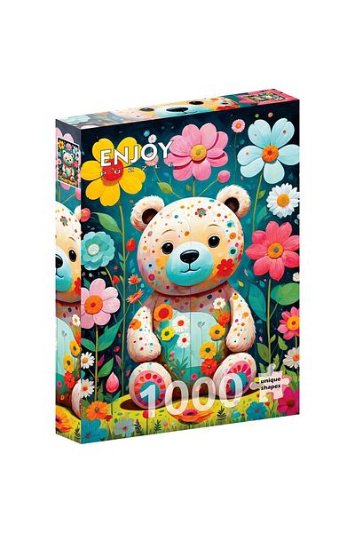Enjoy Puzzle 1000 pieces ENJOY - Flower Teddy Bear (Enjoy-2150)