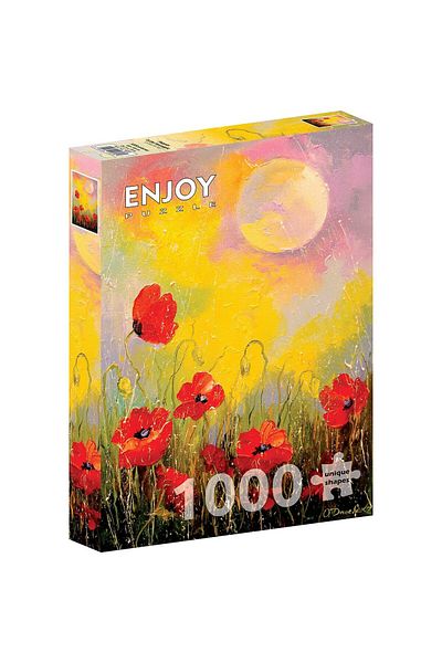 Enjoy Puzzle 1000 pieces ENJOY - Poppies in the Moonlight
