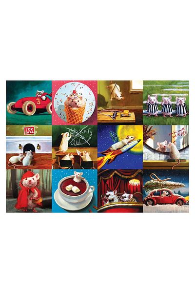 Eurographics Puzzle 1000 pieces Eurographics - Funny Mice
