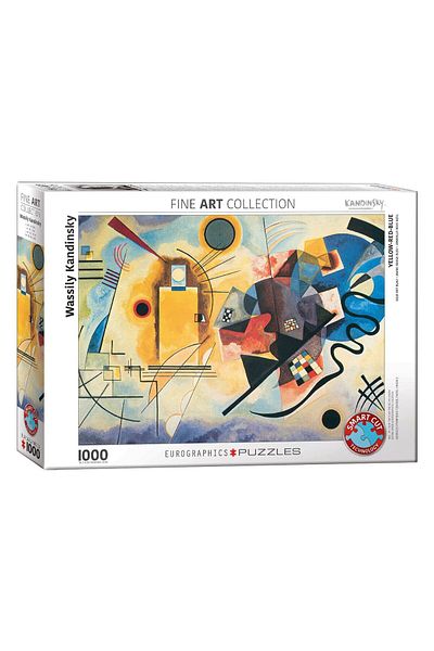 Eurographics Puzzle Eurographics - Vassily Kandinsky: Yellow, Re, Blue, 1000 pieces
