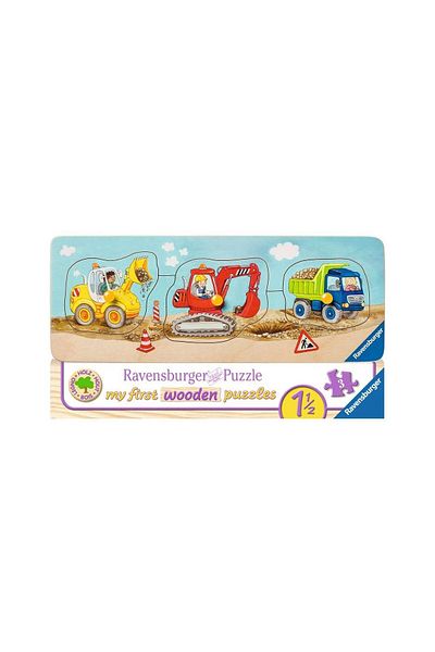 RAVENSBURGER Ravensburger 3-piece puzzle - Wood Construction Equipment