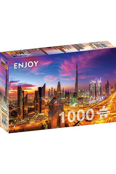 Enjoy Puzzle 1000 pieces ENJOY - Morning Over Dubai Downtown