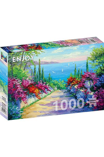 Enjoy Puzzle 1000 pieces ENJOY - Sunny Road to the Sea