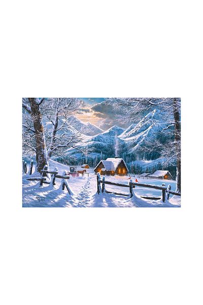 Castorland Puzzle Castorland - Snowy Morning, 1500 pieces