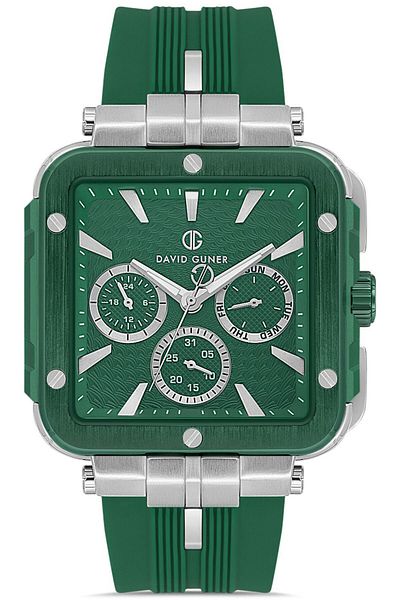DAVID GUNER David Güner Men's Watch Dg-8825Gd-J10 41 mm Green