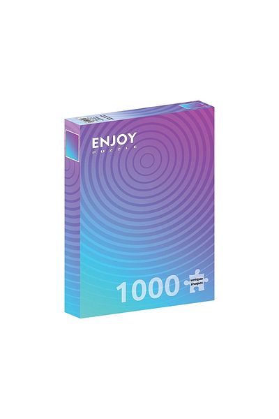 Enjoy Puzzle 1000 pieces Enjoy - Circle Gradient Number Three