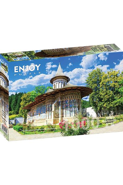 Enjoy Puzzle 1000 pieces Enjoy - Voronet Monastery, Suceava