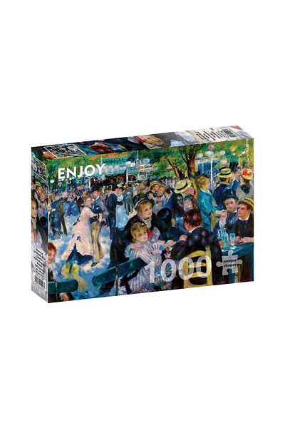 Enjoy Puzzle 1000 piese Enjoy - Auguste Renoir: Dance at Le Moulin de la Galette