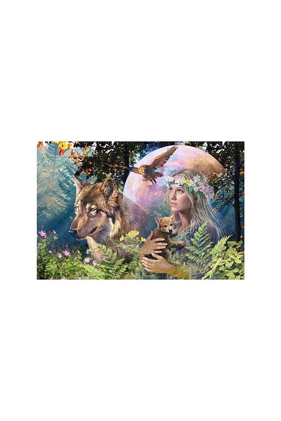 RAVENSBURGER Puzzle Ravensburger - Wolves In The Moonlight, 3000 pieces