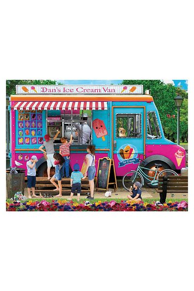 Eurographics Eurographics Puzzle - Dan's Ice Cream Van P. Normand, 1000 pieces