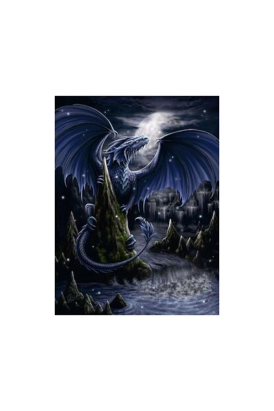 RAVENSBURGER Ravensburger 1500 piece puzzle - Black Dragon