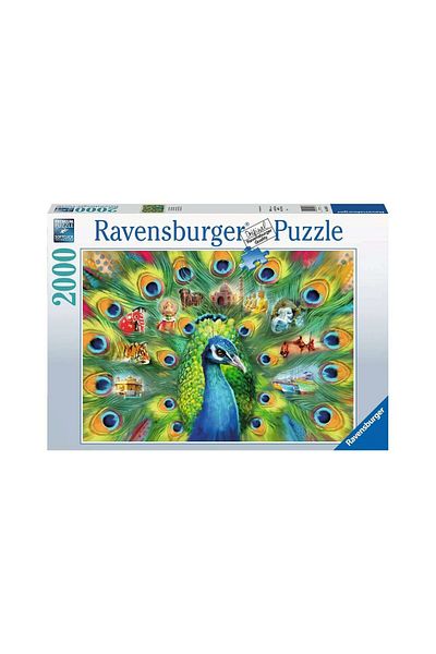 RAVENSBURGER Puzzle 2000 pieces - Land of the Peacock