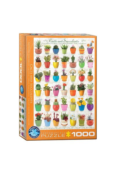 Eurographics Eurographics Puzzle - Cactus & Succulents, 1000 pieces