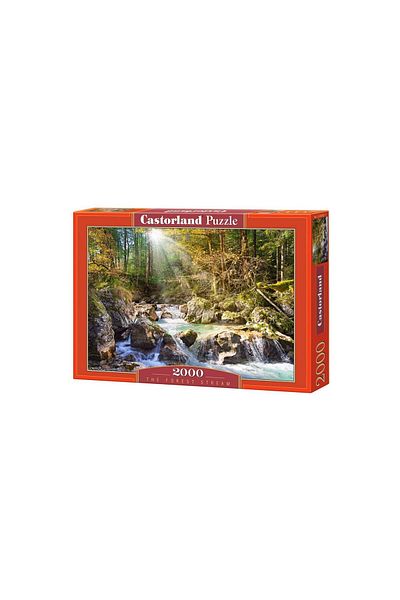 Castorland Puzzle Castorland - Sunny Forest Sream, 2000 pieces