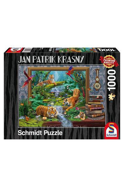Schmidt Schmidt Puzzle - Jan Patrik Krasny: Tigers Come to Life, 1000 pieces