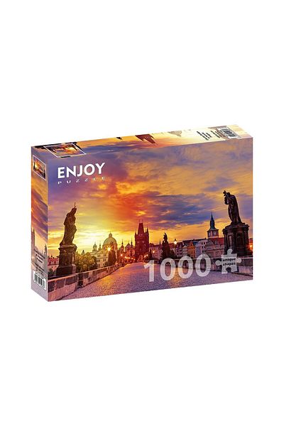 Enjoy Puzzle 1000 pieces Enjoy - Charles Bridge at Sunset, Prague