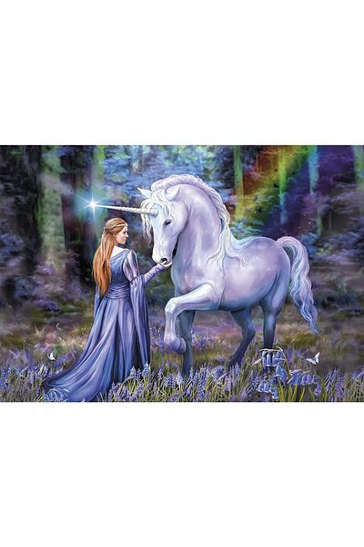 CLEMENTONI Clementoni 1500 piece wooden puzzle - Anne Stokes: Bluebell Wood