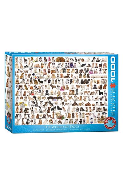 Eurographics Puzzle Eurographics - The World of Dogs, 1000 pieces