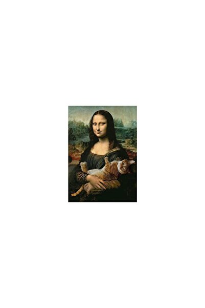 Trefl Puzzle - Mona Lisa and Purring Kitty, 500 piese