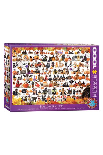 Eurographics Puzzle Eurographics - Halloween Puppies and Kittens, 1000 pieces