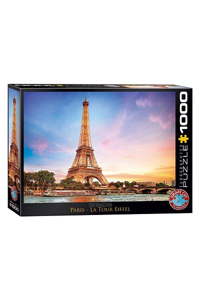 Eurographics Puzzle Eurographics - Paris Eiffel Tower, 1000 pieces