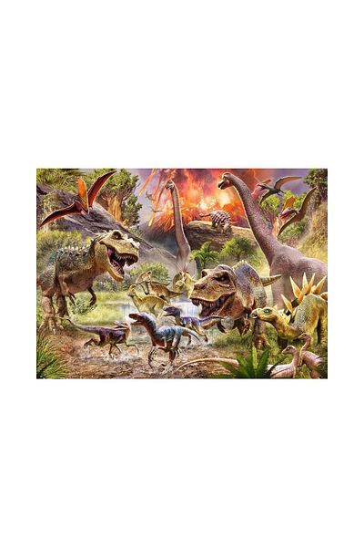 RAVENSBURGER Puzzle 60 piese Ravensburger - Atacul Dinozaurilor