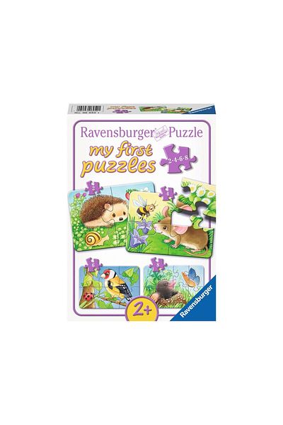 RAVENSBURGER My First Ravensburger Puzzle - Forest Animals, 2/4/6/8 Pieces
