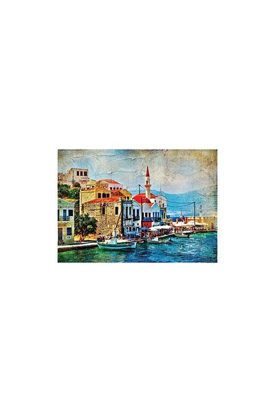 Gold Puzzle Puzzle Gold Puzzle - A Pretty Island in Mediterraenan Sea, 1000 piese