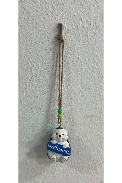 Store Balkon Süsü Kirpi Sarkaç Hoşgeldin Tabelası Duvar Bahçe Dekorasyonu