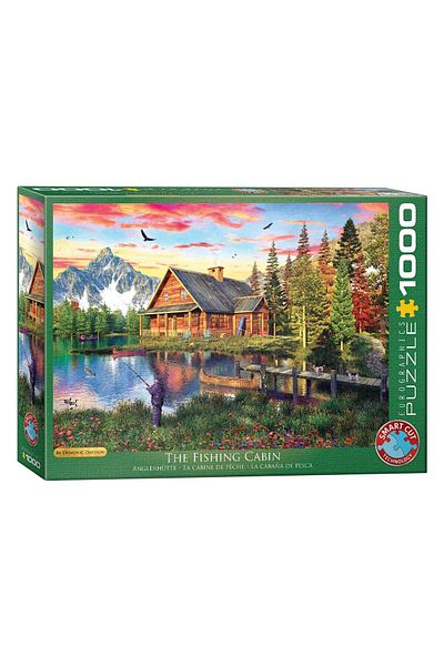Eurographics Eurographics puzzle - Dominic Davison: The Fishing Cabin, 1000 pieces