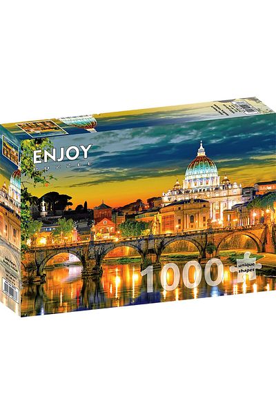 Enjoy Puzzle 1000 pieces ENJOY - Saint Peter's Basilica, Vatican