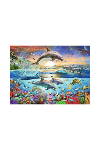 RAVENSBURGER Ravensburger Puzzle - Dolphin Paradise, 300 pieces XXL