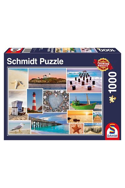 Schmidt Schmidt Puzzle - By the Sea, 1000 pieces