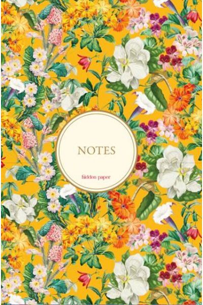 HIDDEN PAPER Cloth Lined Lined Notebook 8