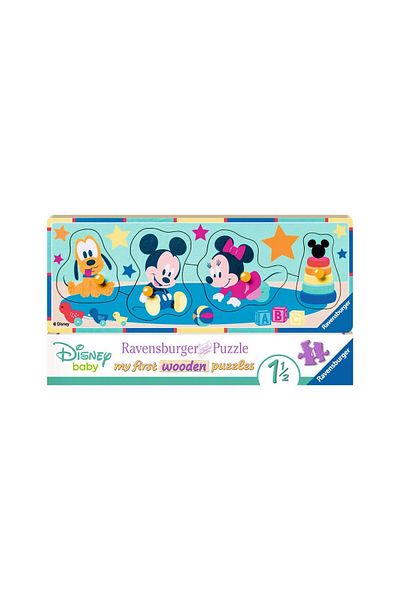 RAVENSBURGER Ravensburger wooden puzzle - Disney characters, 4 pieces