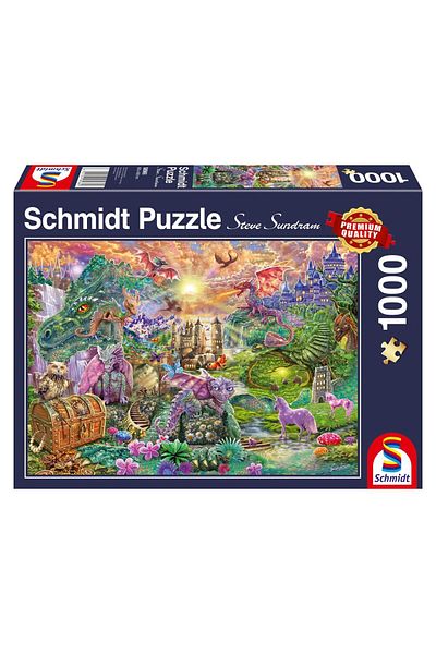 Schmidt Schmidt Puzzle - Enchanted Dragon Land, 1000 pieces