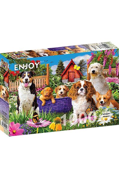 Enjoy Puzzle 1000 pieces ENJOY - Puppy Patch