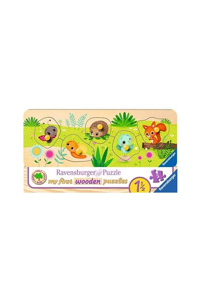 RAVENSBURGER Ravensburger 5-piece puzzle - Wooden Animals