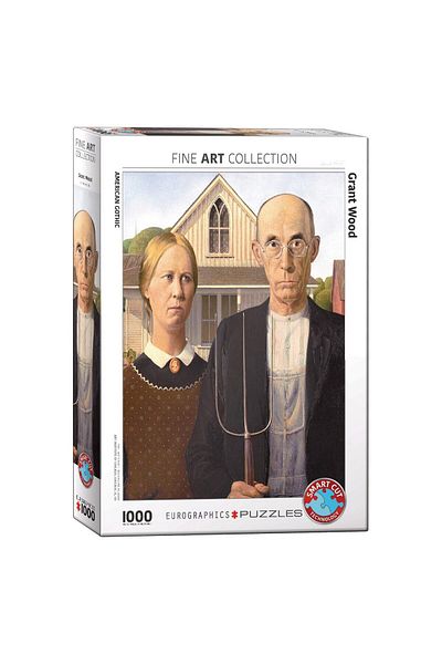 Eurographics Puzzle Eurographics - Wood Grant: American Gothic, 1000 pieces