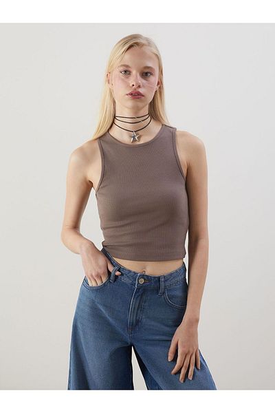 LC Waikiki Xside Crew Neck Women's Crop