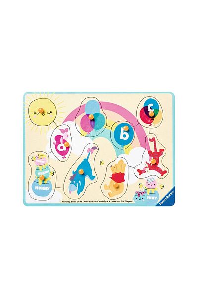 RAVENSBURGER Ravensburger wooden puzzle - Winnie, 9 pieces